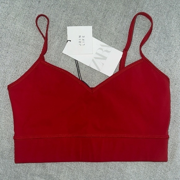 NWT ZARA  Cropped Tank Top - Picture 1 of 6